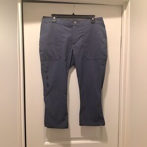 Columbia quick dry cropped pants navy bluish gray size 10